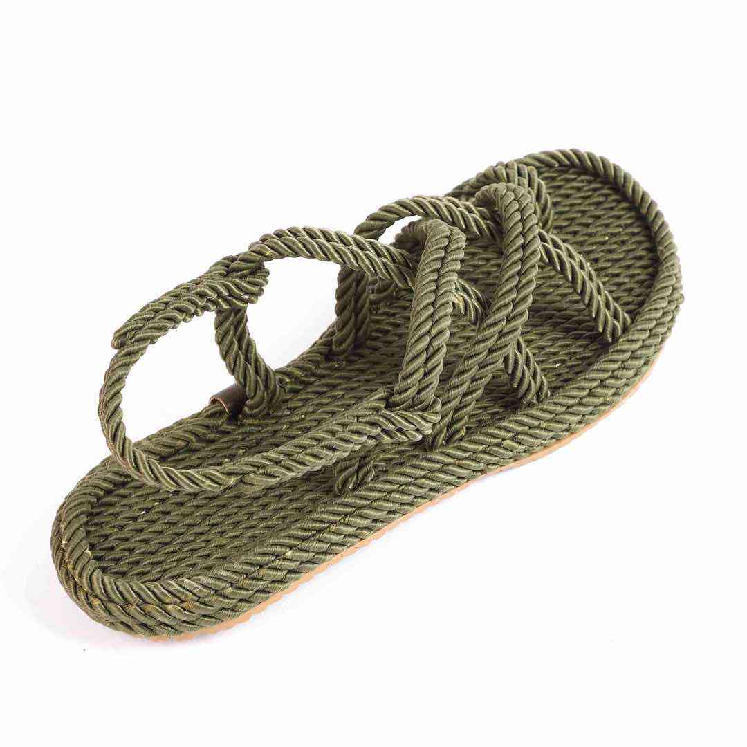 Босоніжки Жіночі Мотузки Inshoes Хакі