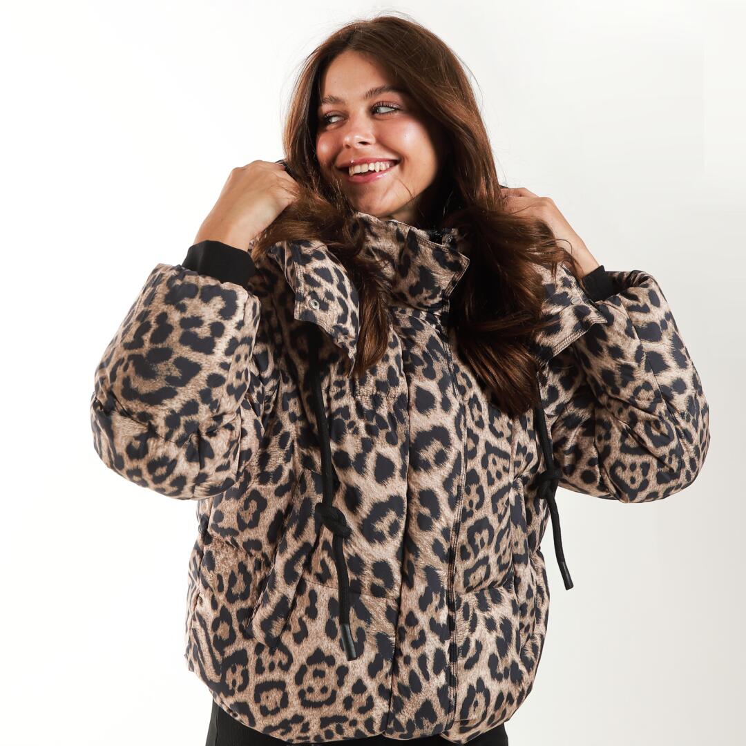 Куртка Жіноча Зима Леопард