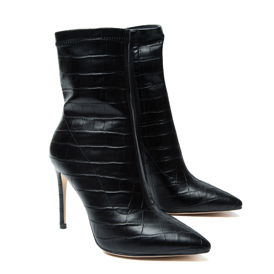 Ботильйони з екошкіри з тисненням під крокодила