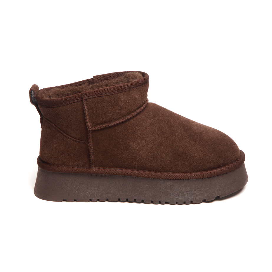 Базові низькі угги шоколадного кольору