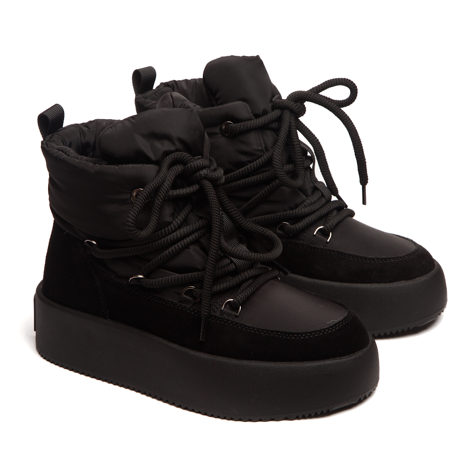 Утеплені зимові черевики дутики