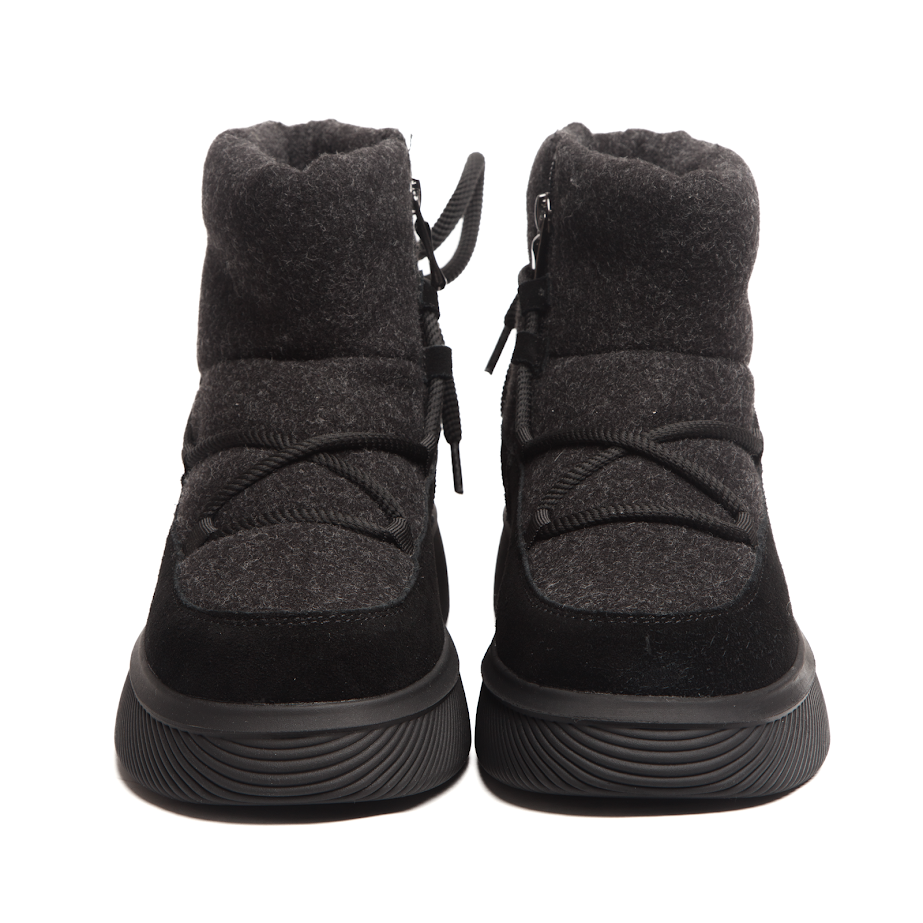 Зимові червики-дутики з шерстяною підкладкою