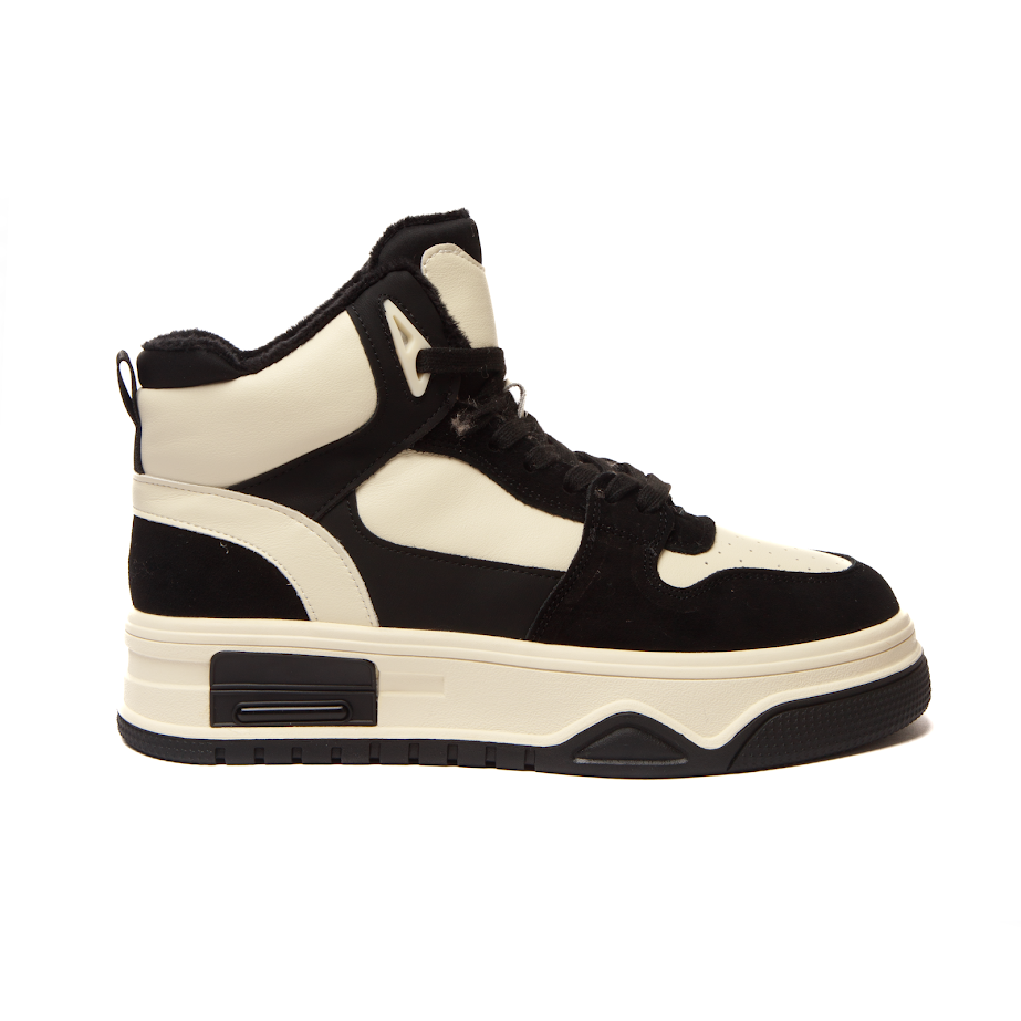 Зимові кросівки Хай-Топи чорно-білі