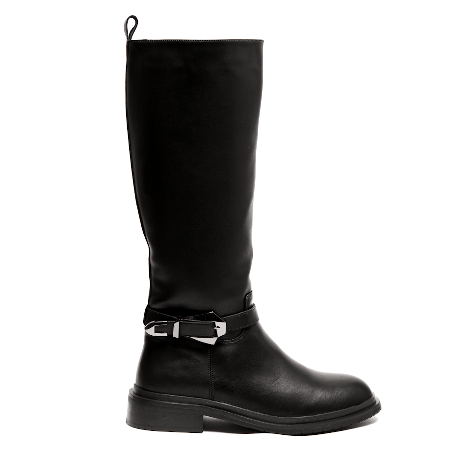 Шкіряні Базові Чоботи у класичному чорному кольорі