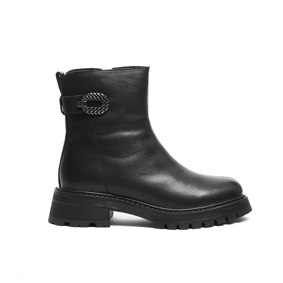 Чорні Шкіряні Черевики