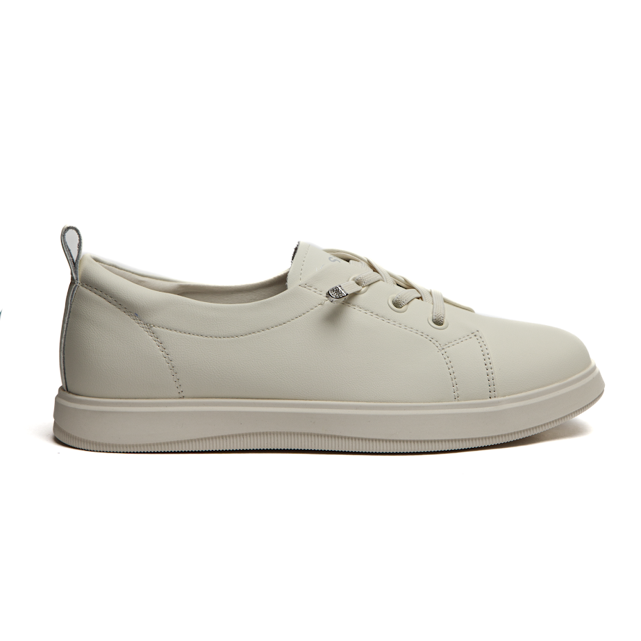 Жіночі Базові Кеди З Натуральної Шкіри Бежеві