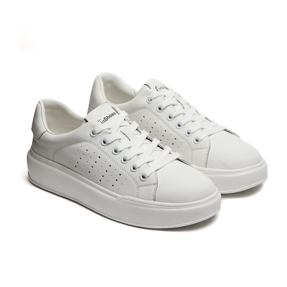 Жіночі Кеди З Натуральної Шкіри У Білому Кольорі