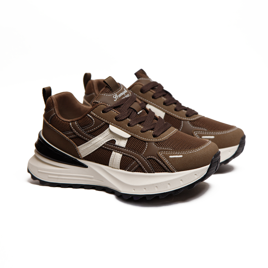 Кросівки Шоколадного Кольору На Масивній Підошві