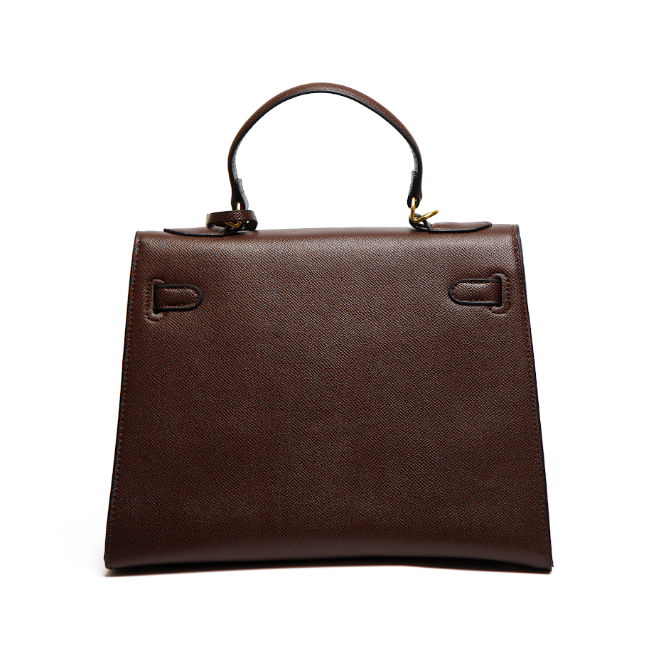 Жіноча Сумка Шоколадного Кольору з Екошкіри