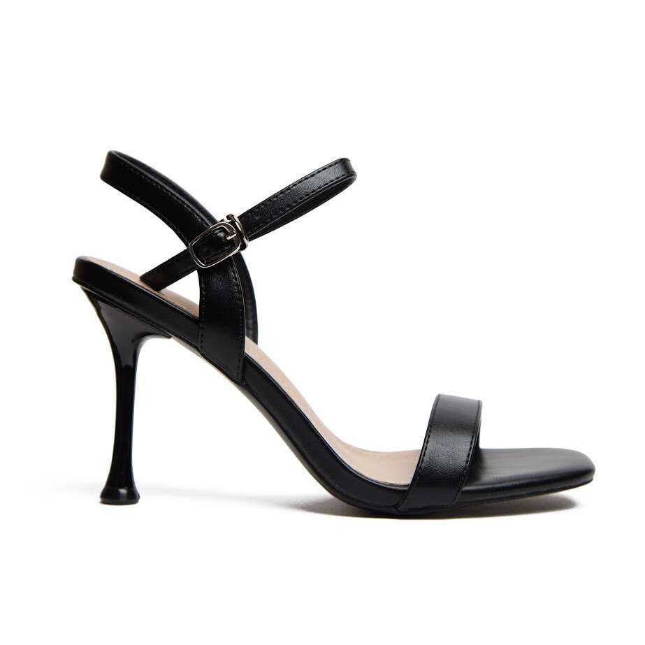 Чорні Босоніжки На Високій Шпильці