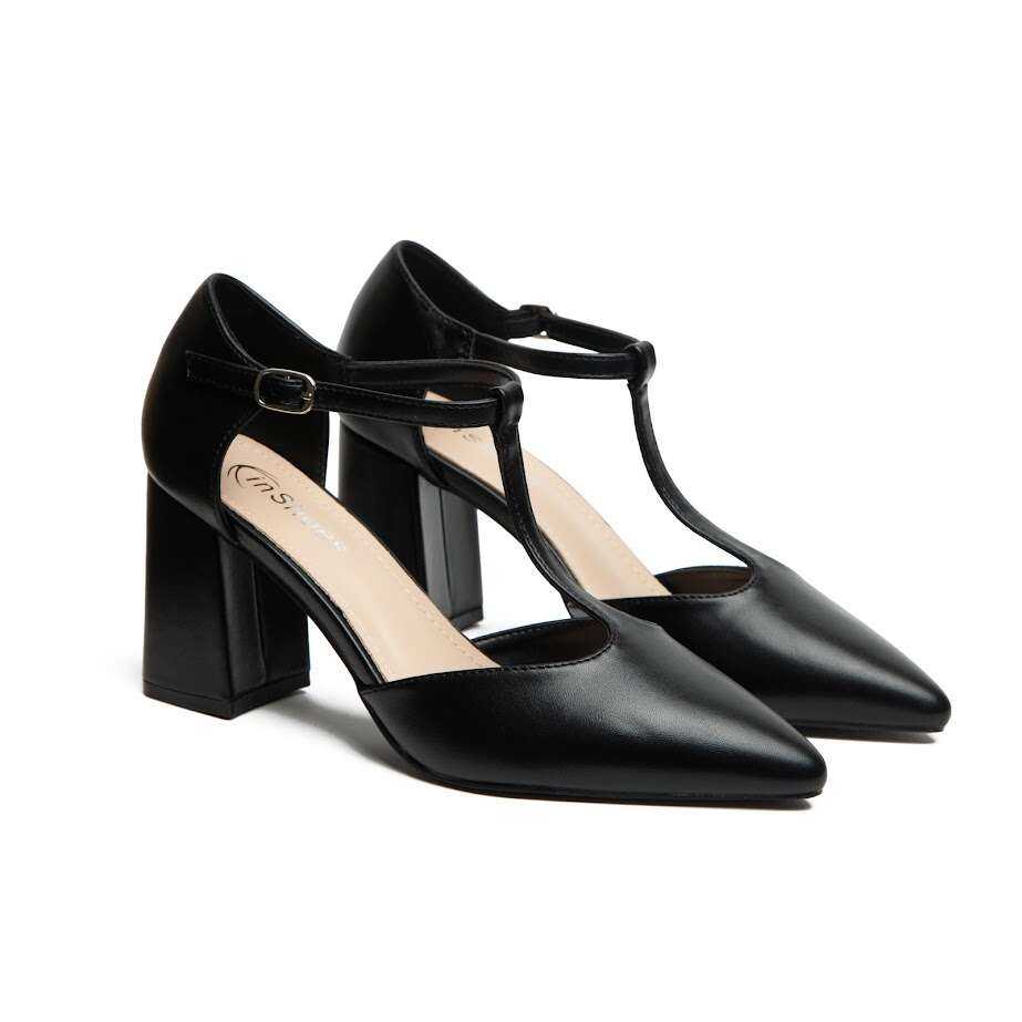 Чорні Туфлі З Екошкіри В Стилі Мері Джейн